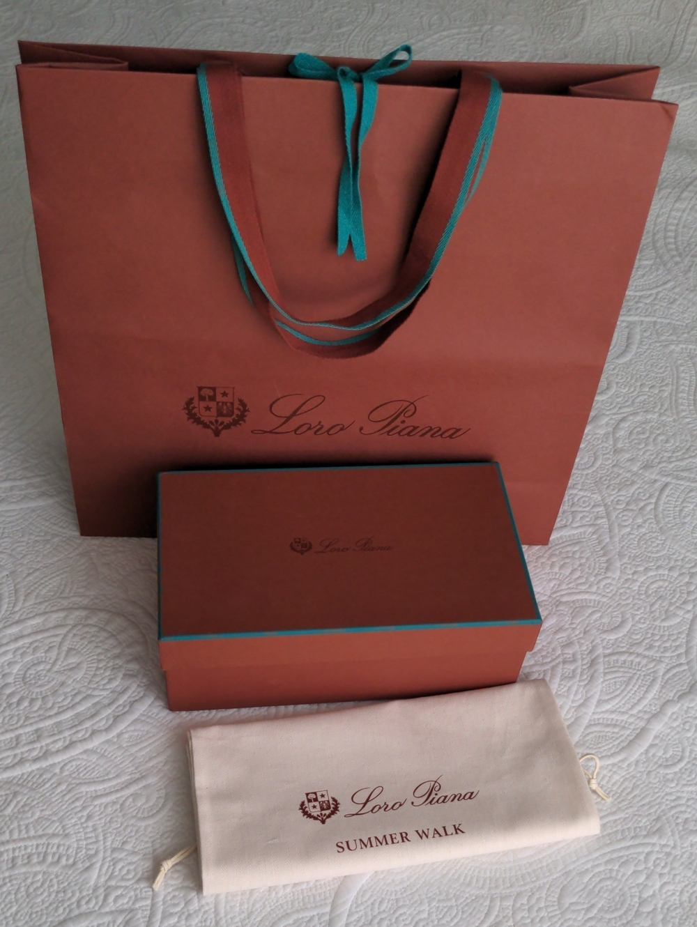 Loro Piana Box + Dust Bag + Shopping Bag